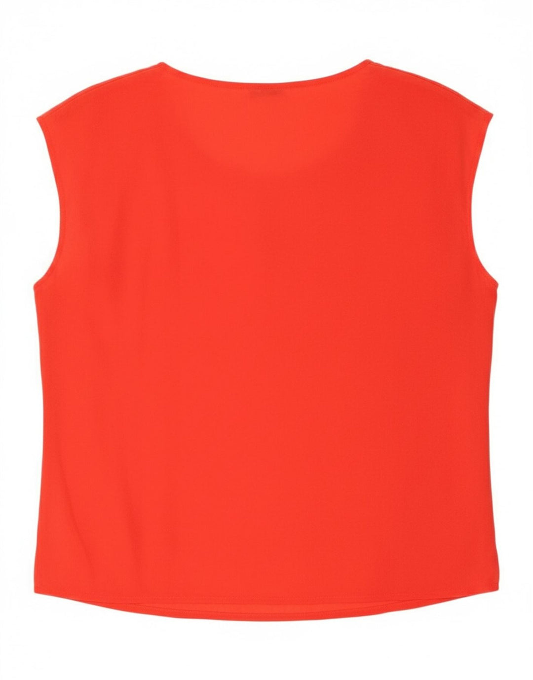 COOCOON Womens Sleeveless Blouse Top UK 16 Large Red Silk