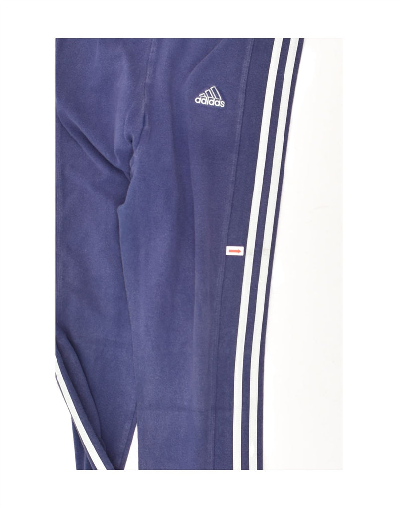 ADIDAS Womens Leggings UK 16 Large  Blue | Vintage Adidas | Thrift | Second-Hand Adidas | Used Clothing | Messina Hembry 