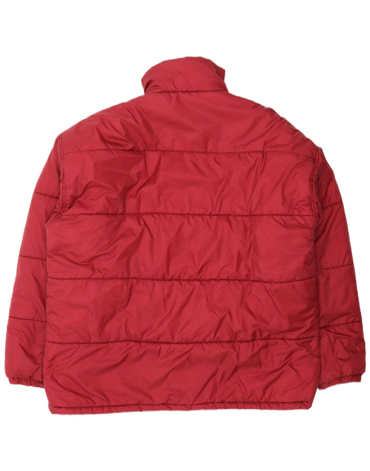 Vintage Mens Padded Jacket UK 42 XL Red