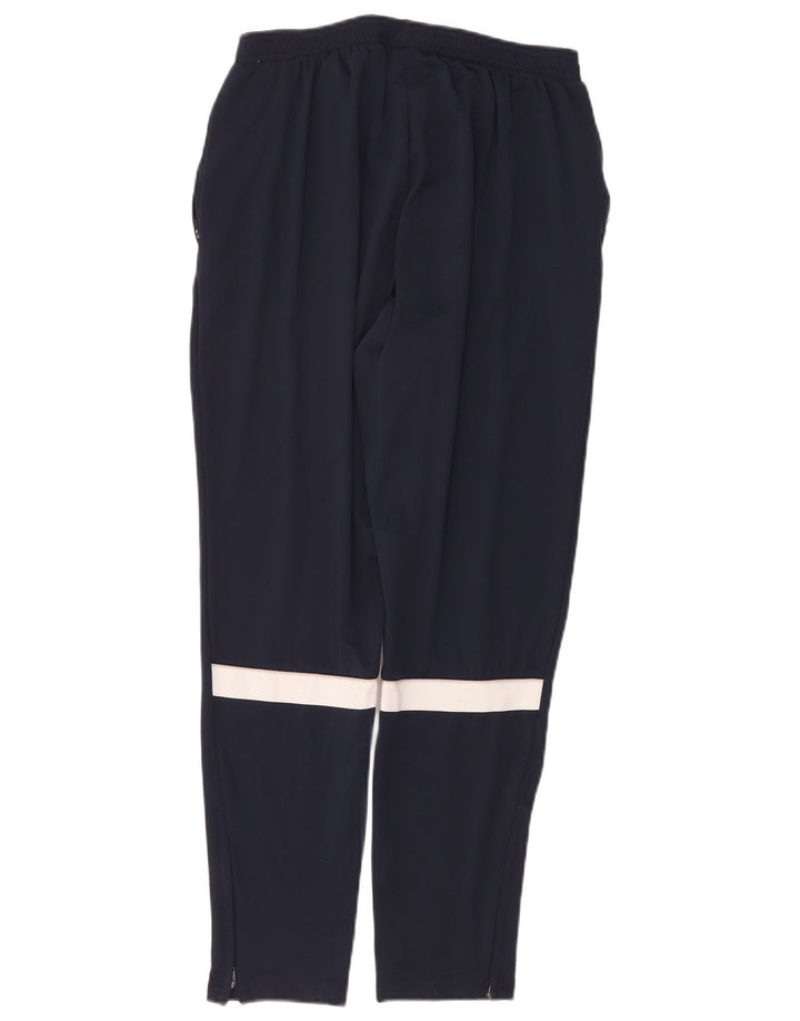 Nike Mens Dri Fit Tracksuit Trousers XL  Navy Blue Colourblock Polyester