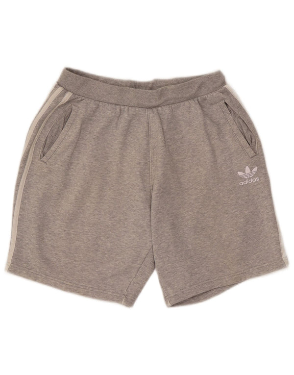 Adidas Boys Sport Shorts 15-16 Years XL Grey Cotton