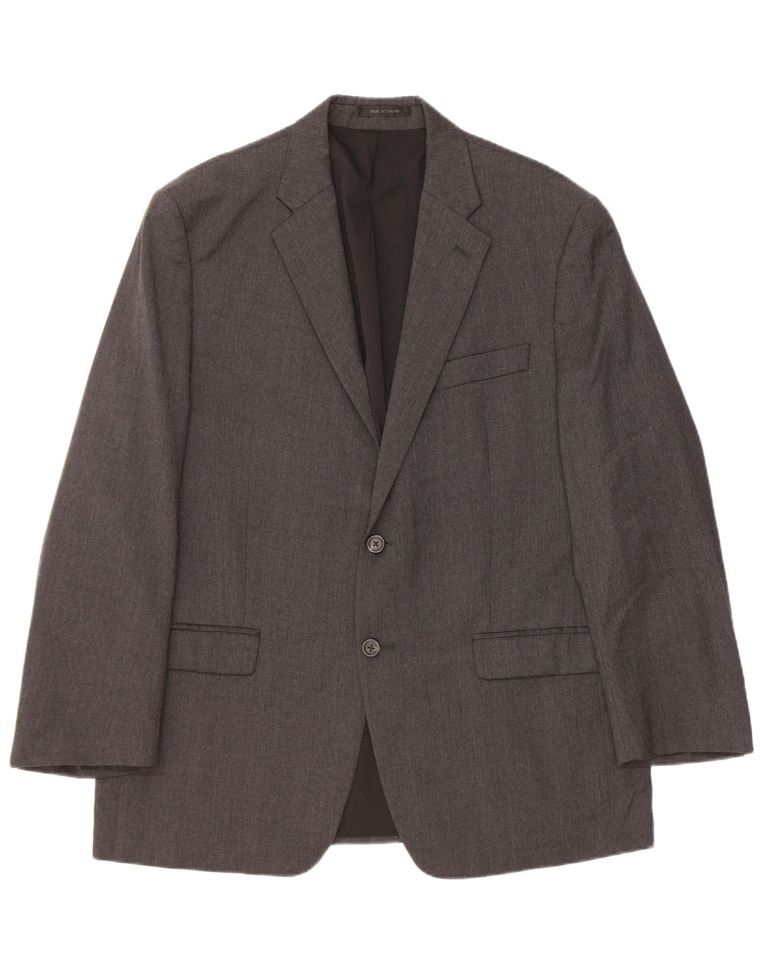 Ralph Lauren Mens 2 Button Blazer Jacket UK 42 XL Grey Wool