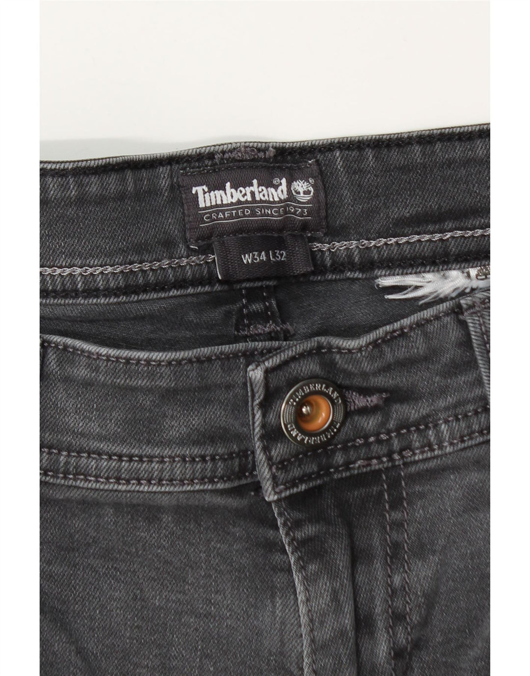 Timberland Mens Slim Jeans W34 L30 Black