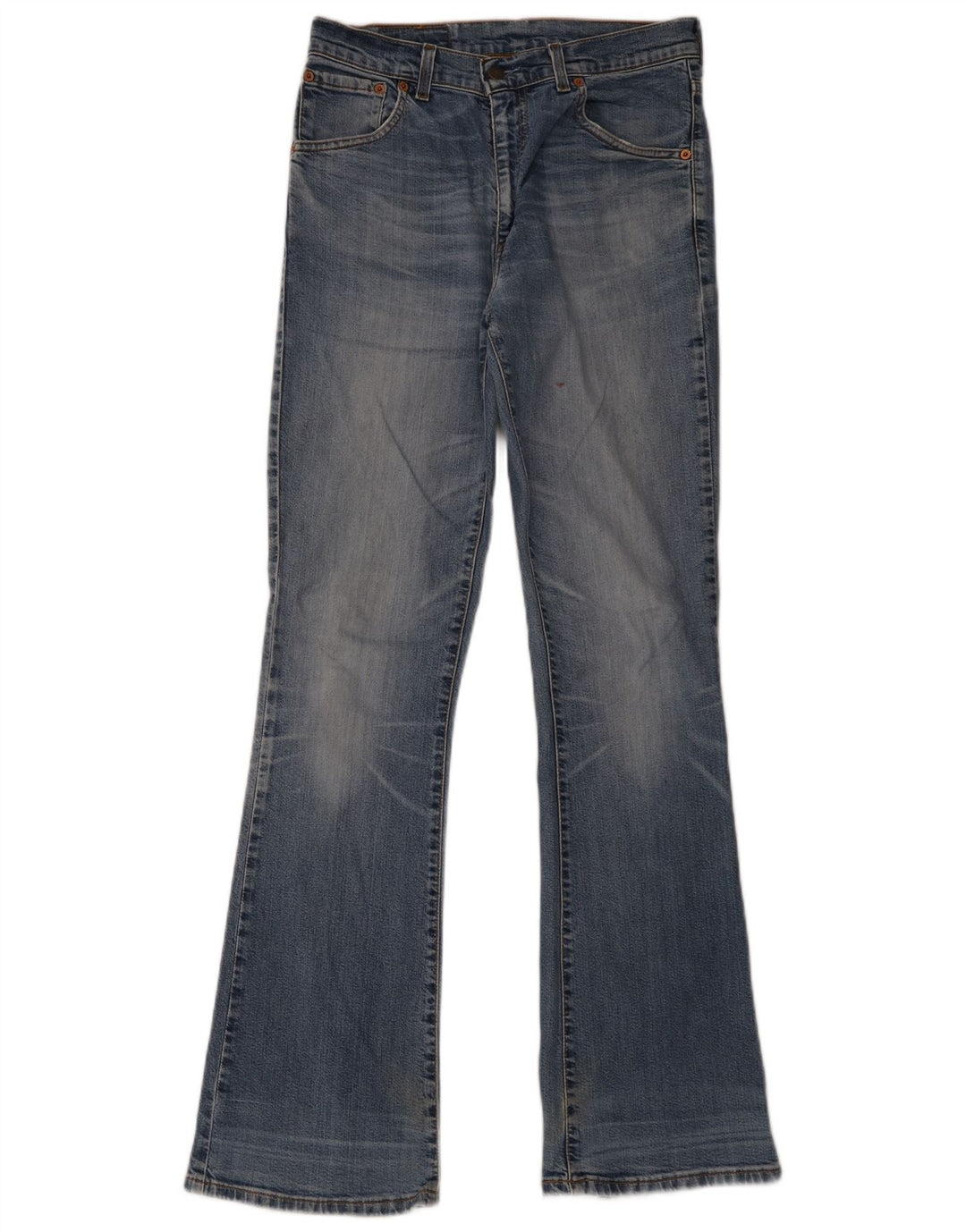 Levi's Mens 525 Bootcut Jeans W32 L34 Blue Cotton