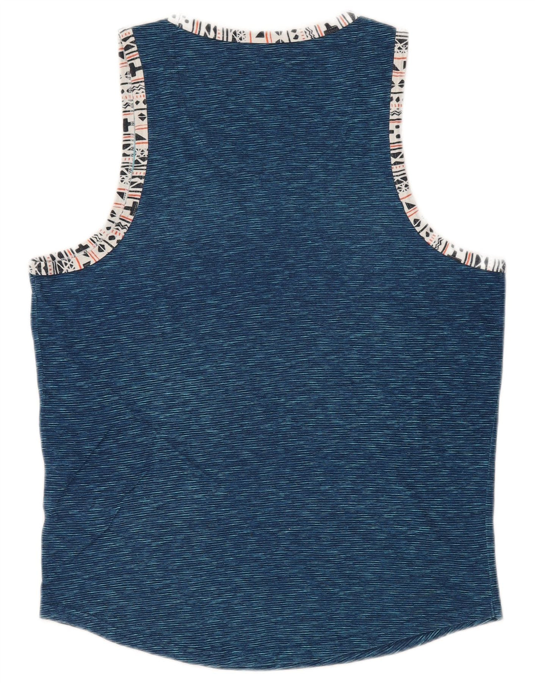 HOLLISTER Mens Vest Top Small Blue Pinstripe Cotton