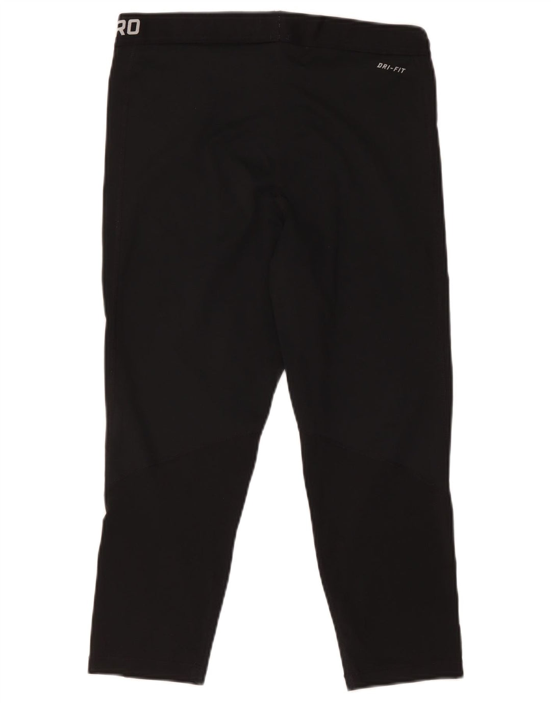 Nike Womens Dri Fit Graphic Capri Leggings UK 18 XL Black Polyester