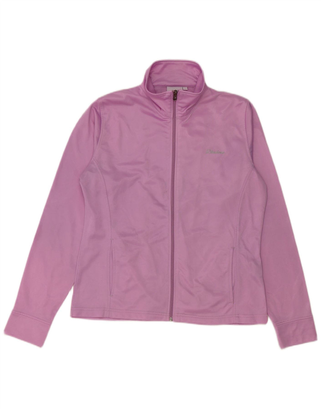 DIADORA Womens Tracksuit Top Jacket UK 16 Large Purple Polyester