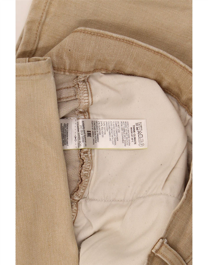 Marks & Spencer Mens Regular Fit Straight Jeans W30 L29 Beige Cotton