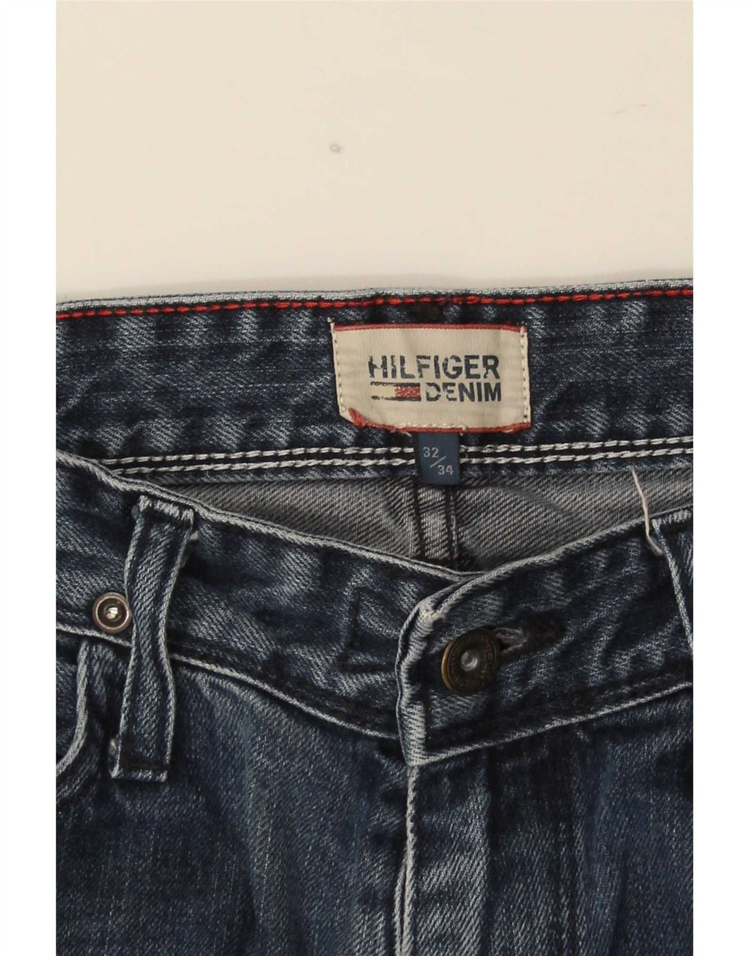 Tommy Hilfiger Womens Slim Jeans W32 L34 Navy Blue Cotton