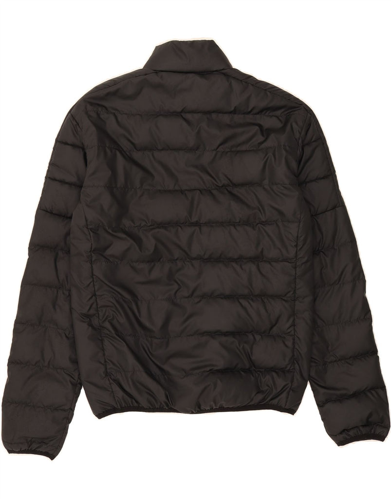 ADIDAS Mens Padded Jacket UK 36 Small Black Polyester Vintage Adidas and Second-Hand Adidas from Messina Hembry 