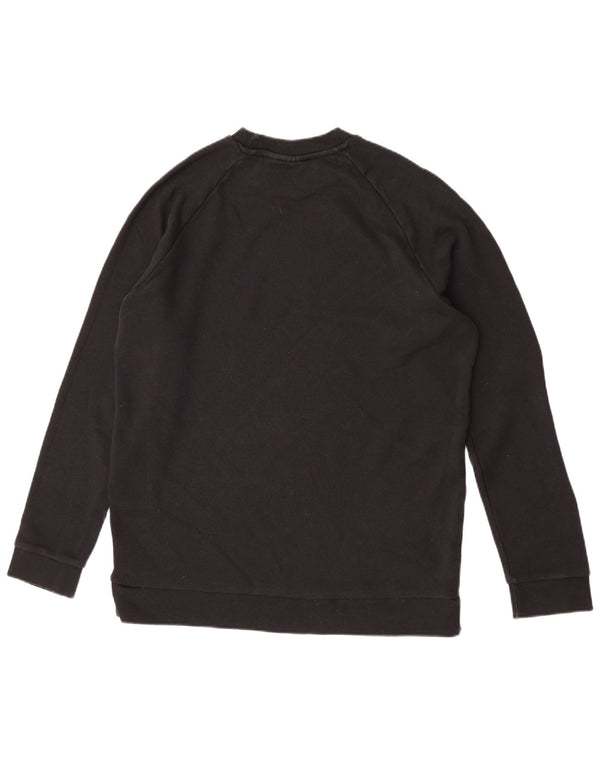 Adidas Mens Graphic Sweatshirt Jumper Large Black Cotton