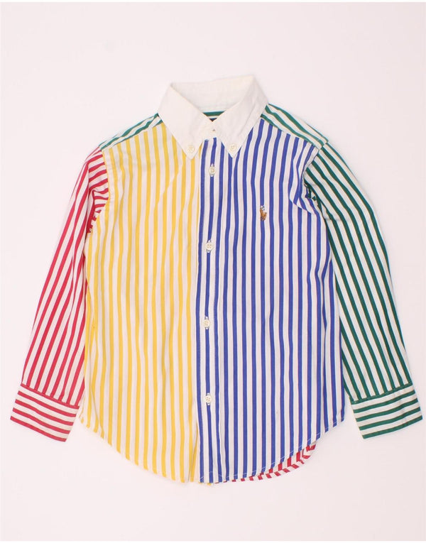 Ralph Lauren Boys Shirt 2-3 Years Multicoloured Striped Cotton