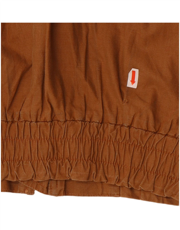 Vintage Womens Bomber Jacket IT 44 Medium Brown
