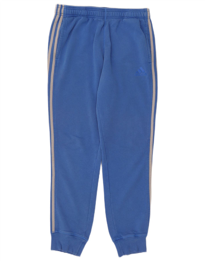 Adidas Mens Tracksuit Trousers Joggers Medium Blue Cotton