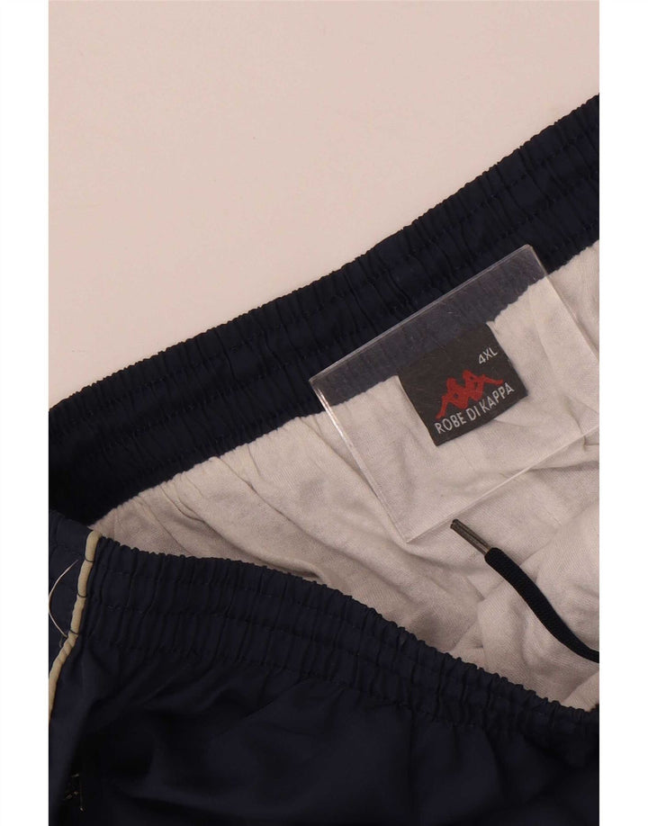 Kappa Mens Tracksuit Trousers 4XL Navy Blue Polyester