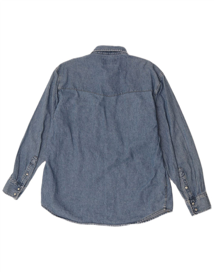 Lee Mens Denim Shirt Small Blue Cotton