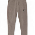 Nike Mens Dri Fit Tracksuit Trousers Joggers Medium Grey Flecked Cotton