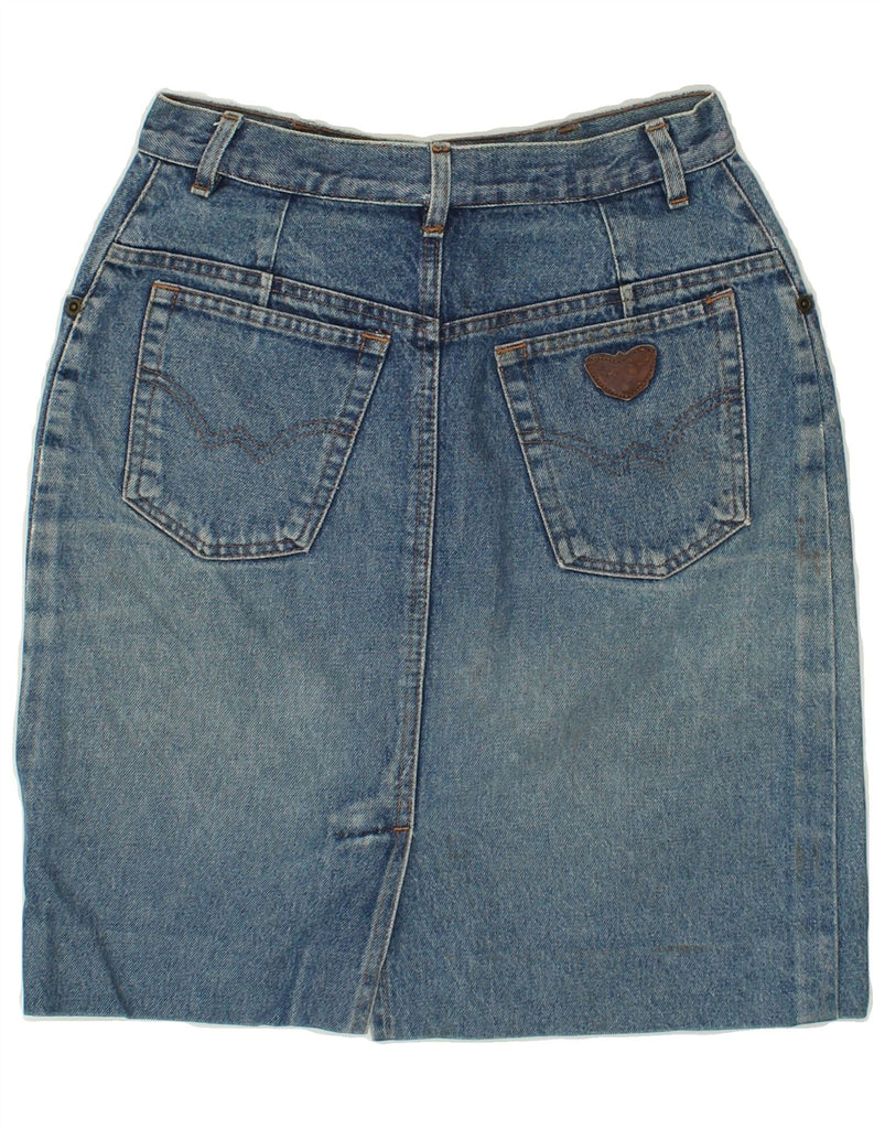 POP 84 Womens Denim Skirt W26 Small Blue Cotton Vintage POP 84 and Second-Hand POP 84 from Messina Hembry 