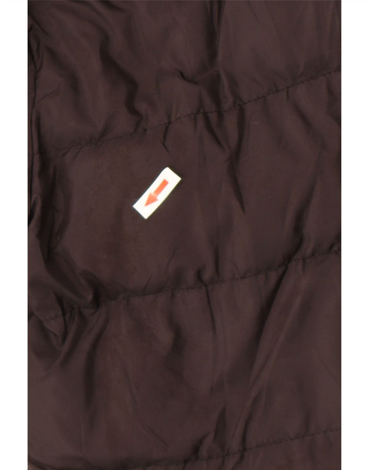 TIMBERLAND Boys Hooded Padded Jacket 10-11 Years Brown