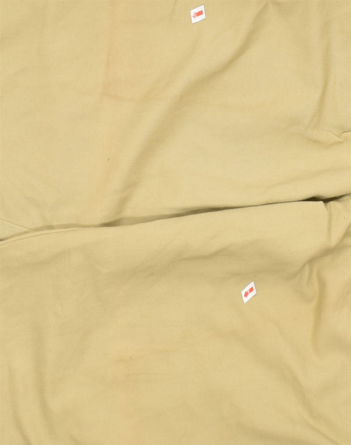 LEMON Womens Pegged Casual Trousers IT 42 Medium W28 L32 Beige Cotton | Vintage | Thrift | Second-Hand | Used Clothing | Messina Hembry 