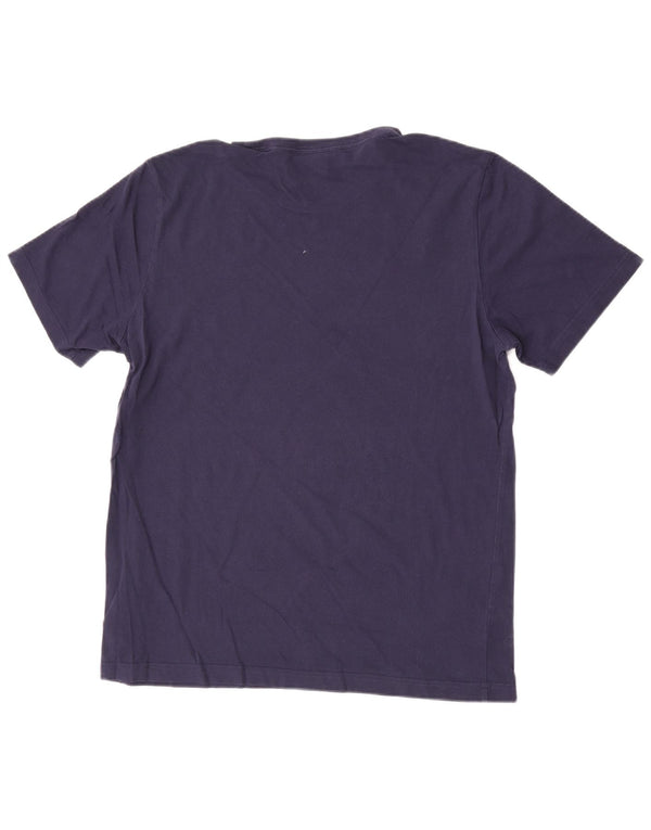Puma Mens T-Shirt Top Large Navy Blue Cotton