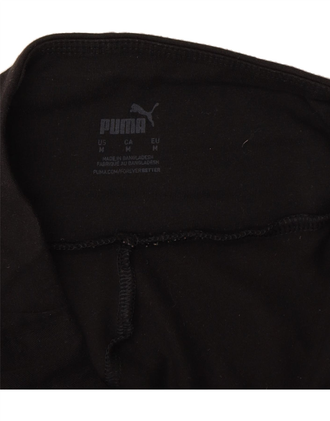 PUMA Womens Graphic Leggings UK 12 Medium  Black Vintage Puma and Second-Hand Puma from Messina Hembry 