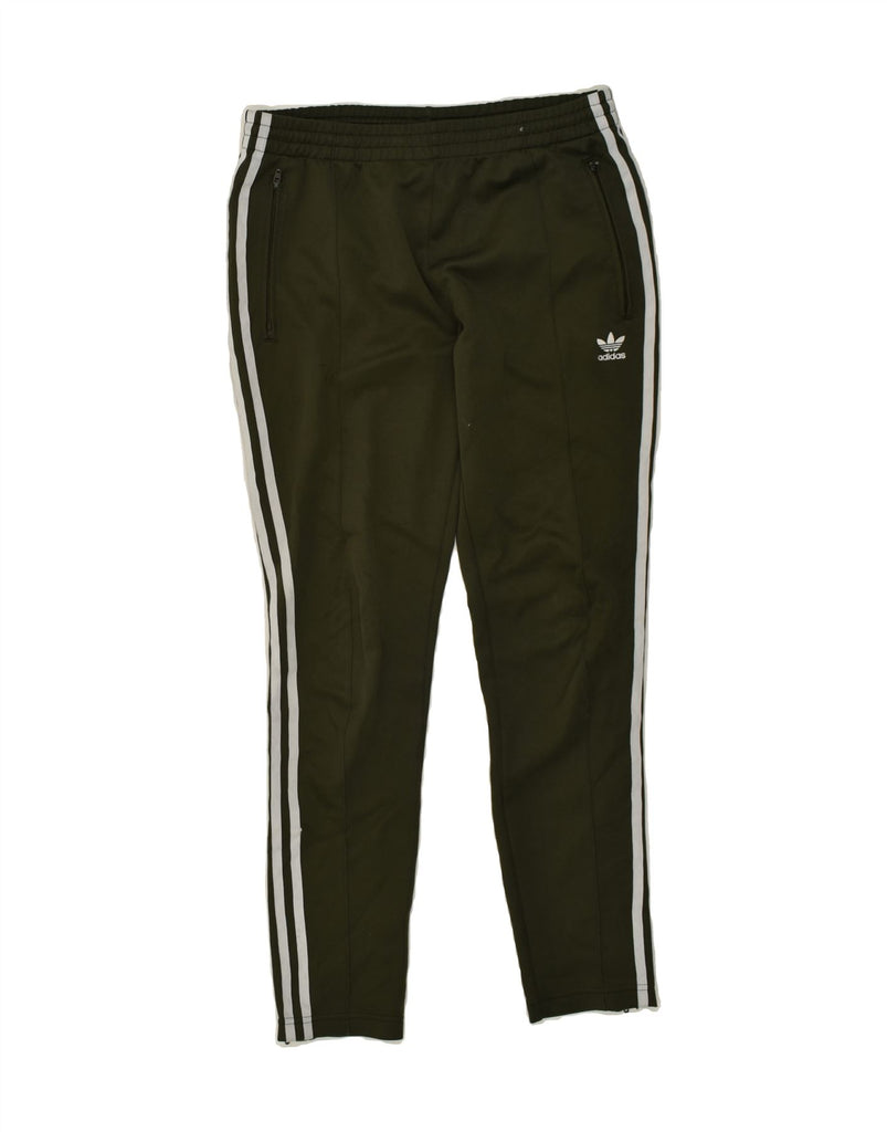 ADIDAS Womens Tracksuit Trousers UK 10 Small Green Polyester | Vintage Adidas | Thrift | Second-Hand Adidas | Used Clothing | Messina Hembry 