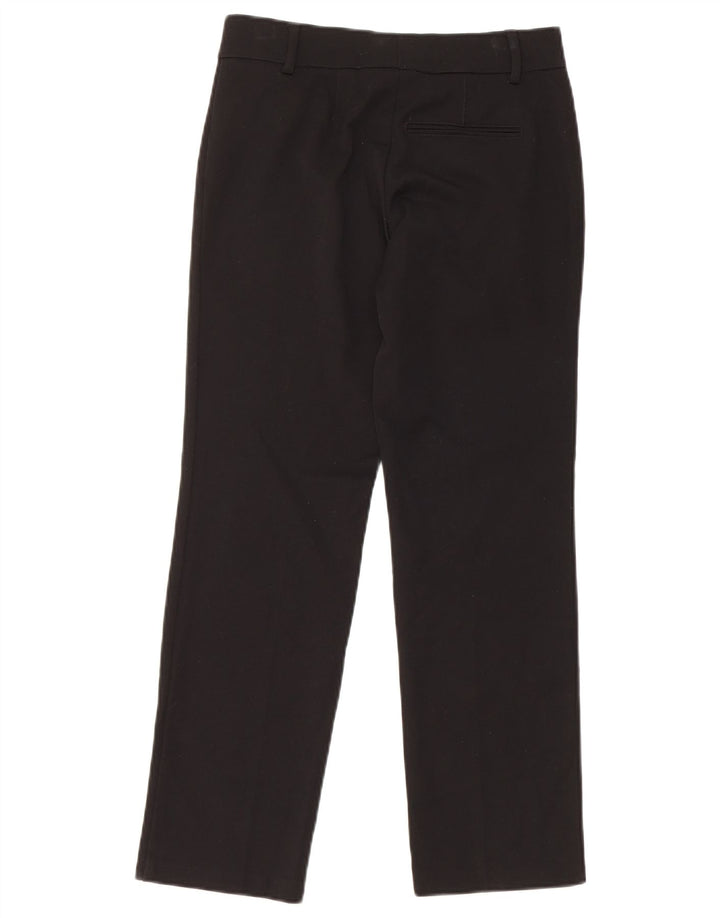 Marks & Spencer Womens Cropped Trousers UK 8 Small W26 L25 Black Polyester