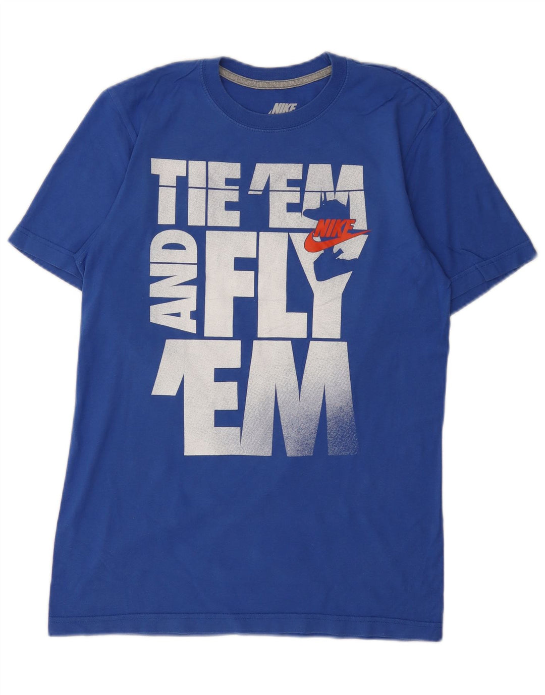 Nike Mens Regular Fit Graphic T-Shirt Top Small Blue