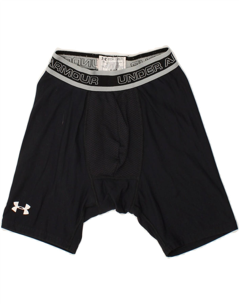 UNDER ARMOUR Mens Sport Shorts XS Black Nylon | Vintage Under Armour | Thrift | Second-Hand Under Armour | Used Clothing | Messina Hembry 