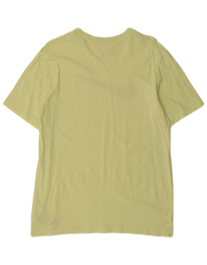 Nike Mens Graphic T-Shirt Top Medium Green Cotton