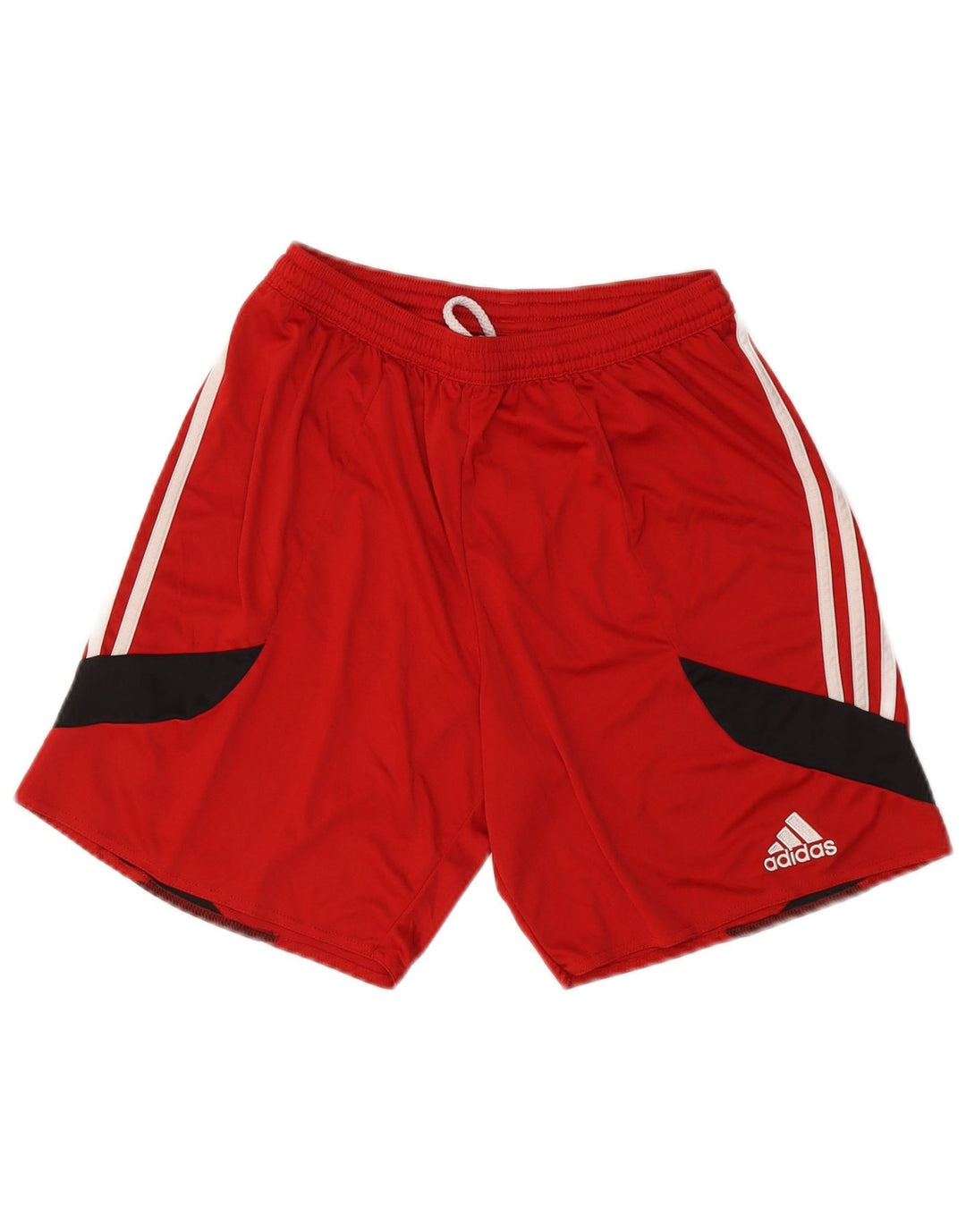 ADIDAS Mens Climalite Sport Shorts Medium  Red Colourblock Polyester