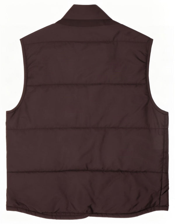Geox Mens Respira Padded Gilet UK 46 3XL Black Nylon