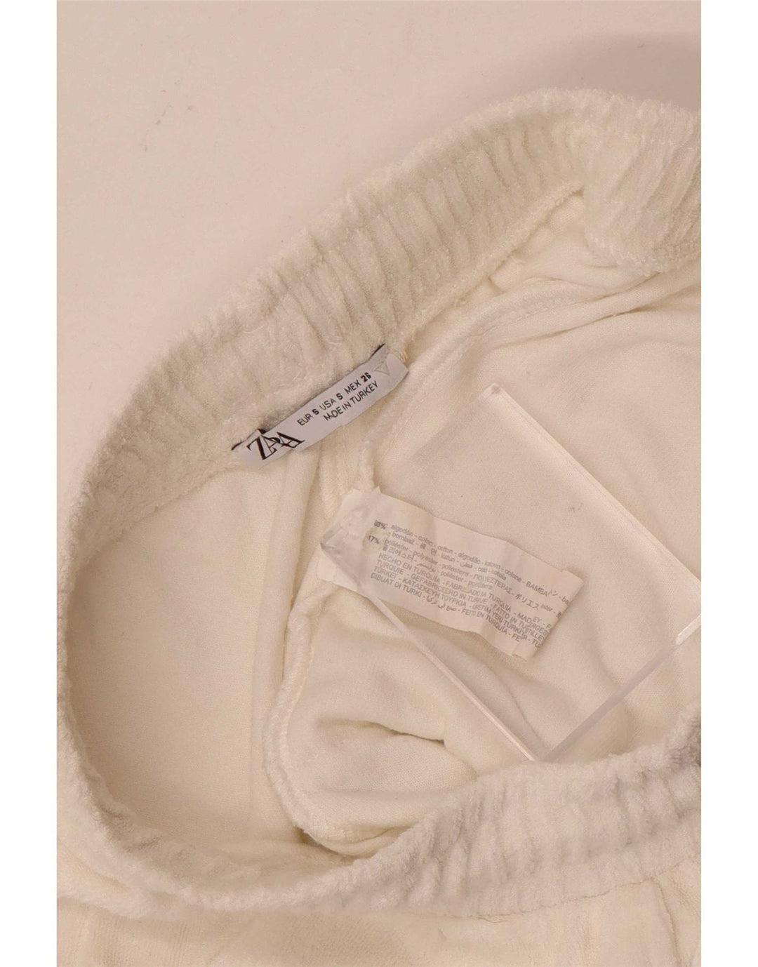Zara Womens Sport Shorts UK 10 Small White