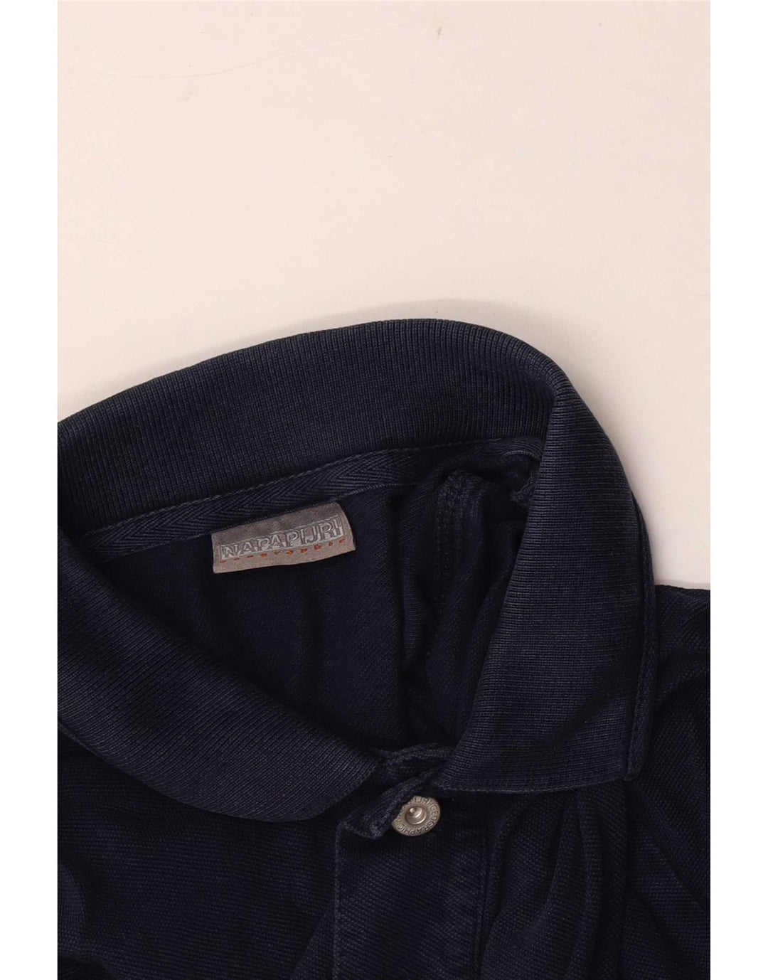 Napapijri Mens Geographic Polo Shirt Small Navy Blue