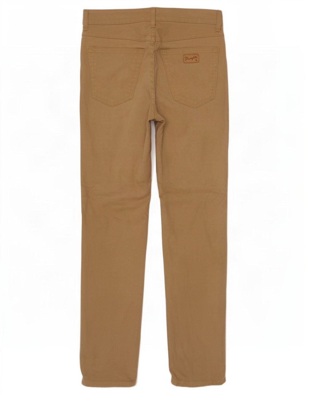 Wrangler Mens Texas Stretch Straight Jeans W32 L30 Brown Cotton