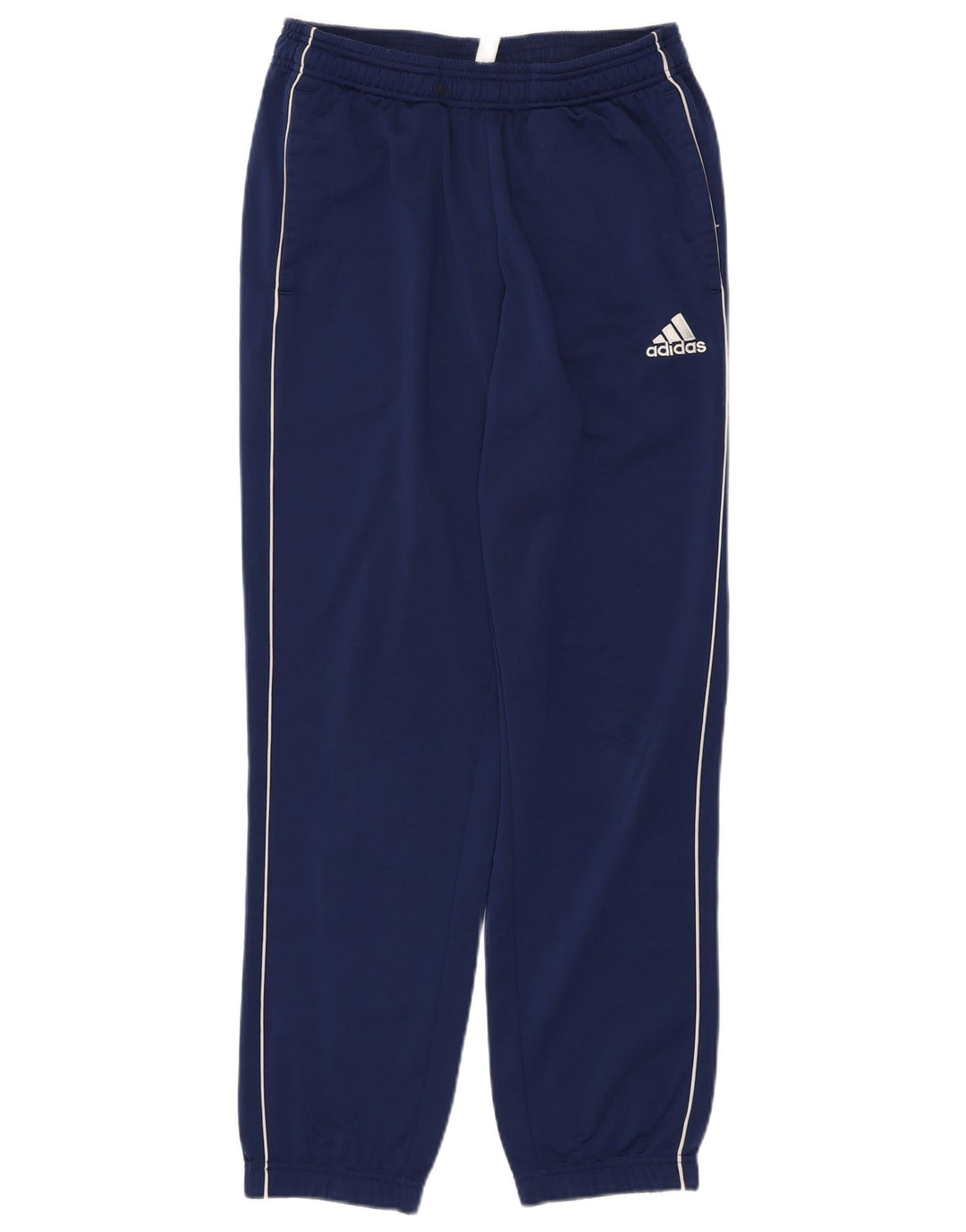 ADIDAS Mens Tracksuit Trousers Joggers Medium  Navy Blue Polyester