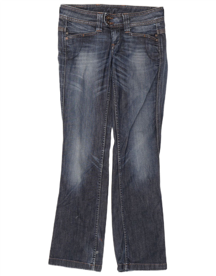 PEPE Jeans Womens Bootcut Jeans W27 L32 Blue Cotton