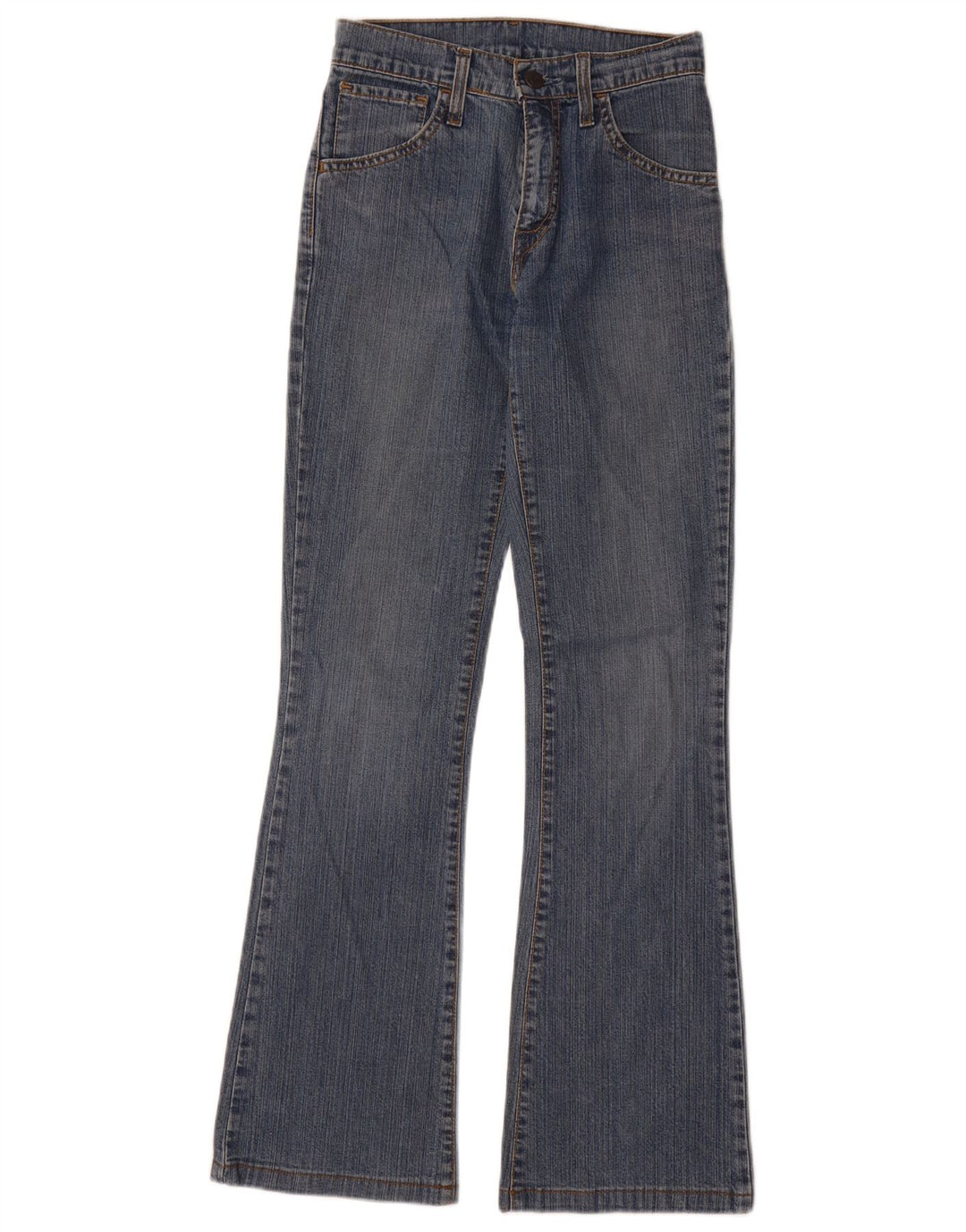 Levi's Womens Flared Jeans W26 L34 Blue Cotton