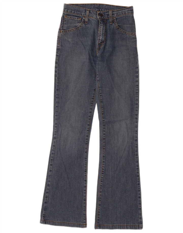 Levi's Womens Flared Jeans W26 L34 Blue Cotton