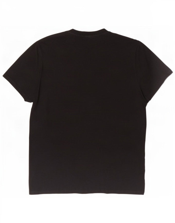 Umbro Mens Graphic T-Shirt Top Large Black Cotton