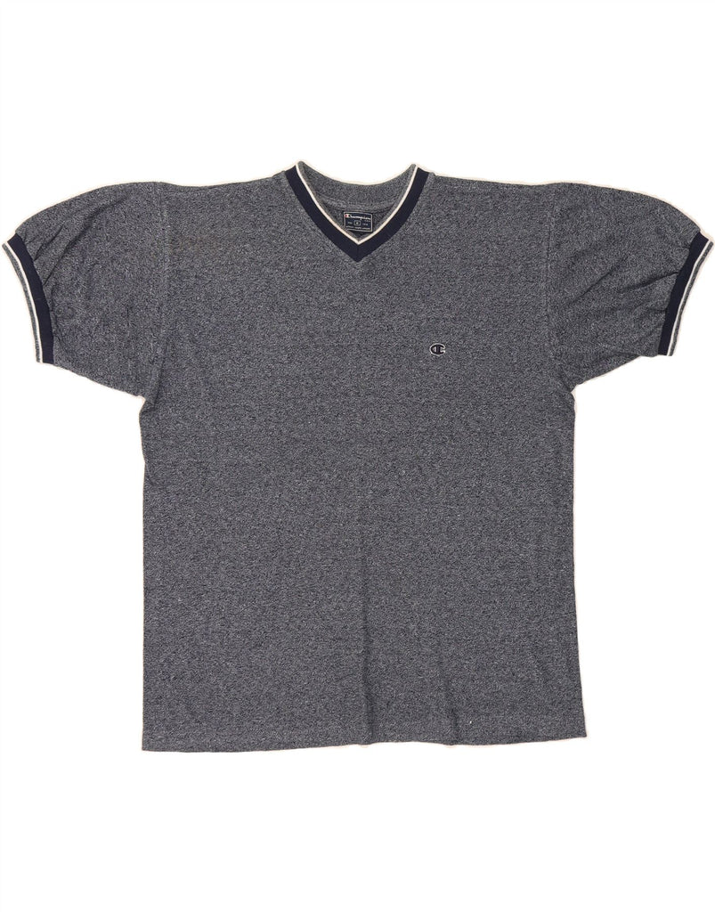 CHAMPION Mens T-Shirt Top Medium Navy Blue Vintage Champion and Second-Hand Champion from Messina Hembry 