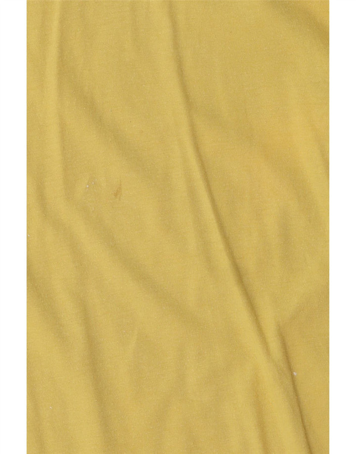 Nike Mens T-Shirt Top Medium Yellow