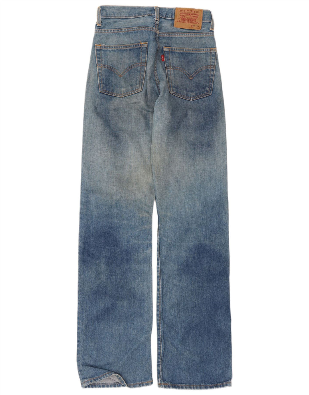 Levi's Mens High Waist Jeans W28 L34 Blue Cotton
