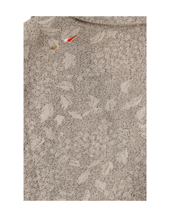 YORN Womens Shirt Blouse IT 38 XS Grey Floral Vintage Yorn and Second-Hand Yorn from Messina Hembry 