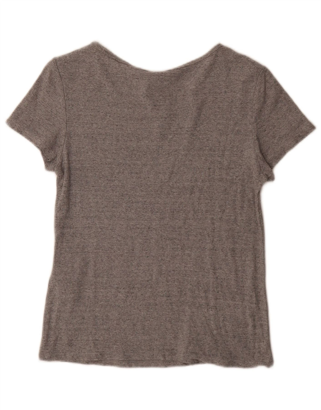 Levi's Womens T-Shirt Top UK 12 Medium Grey Flecked Cotton