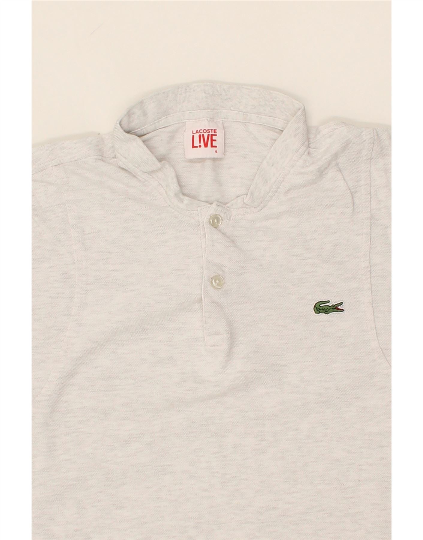 Polo homme LACOSTE taille 6 XL gris Vetements vintage et d occasion en ligne Messina Hembry