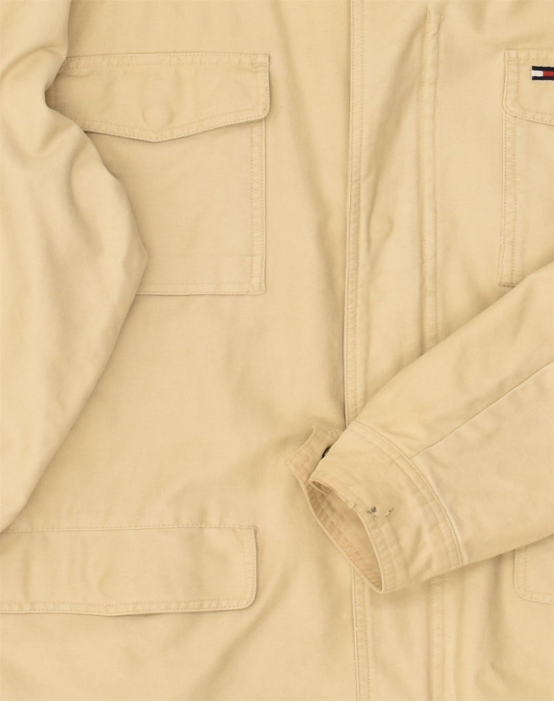 TOMMY HILFIGER Boys Military Jacket 15-16 Years XL Beige Cotton | Vintage Tommy Hilfiger | Thrift | Second-Hand Tommy Hilfiger | Used Clothing | Messina Hembry 