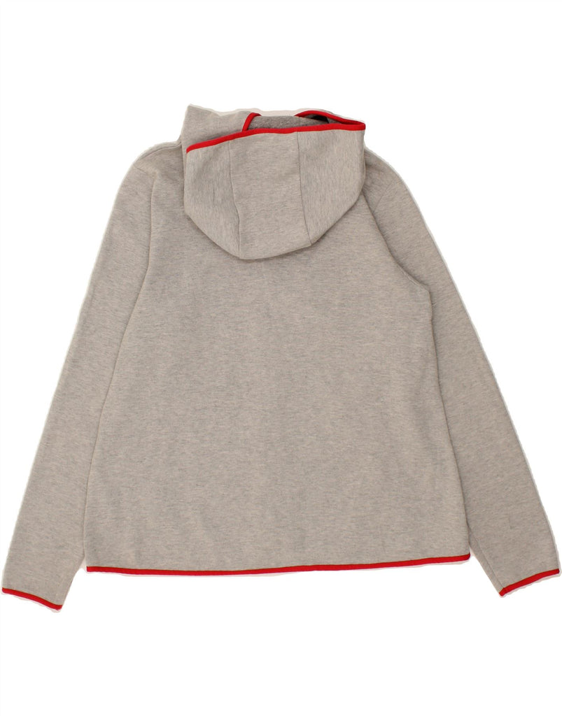 ARENA Womens Zip Hoodie Sweater UK 16 Large Grey Cotton Vintage Arena and Second-Hand Arena from Messina Hembry 