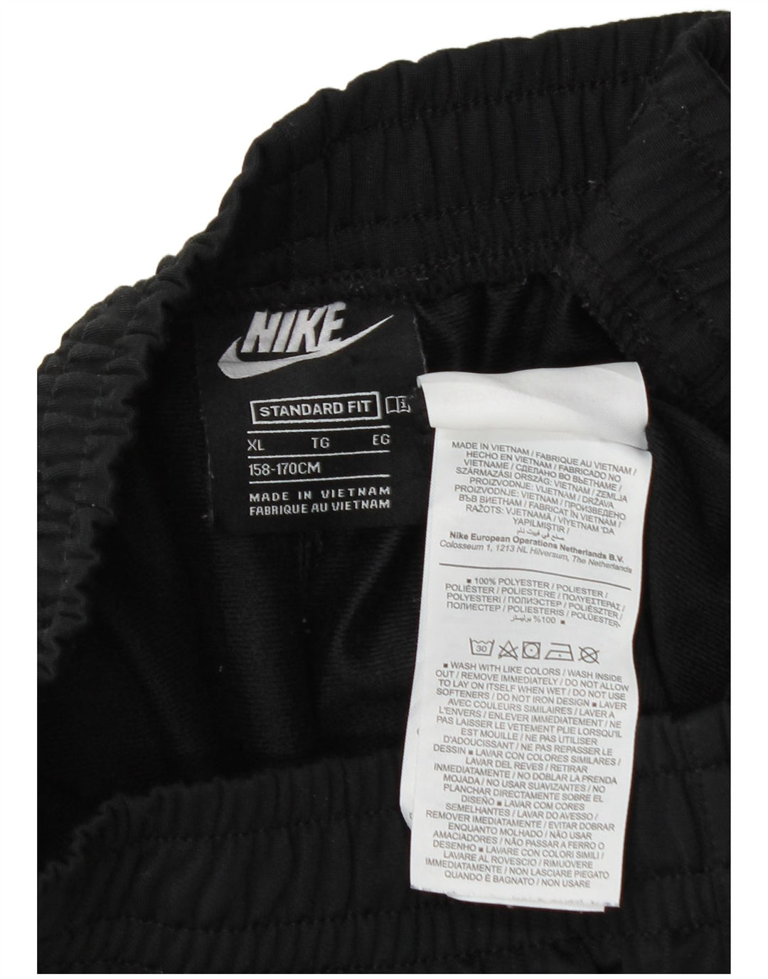 Nike Boys Graphic Full Tracksuit 13-14 Years XL Black Polyester